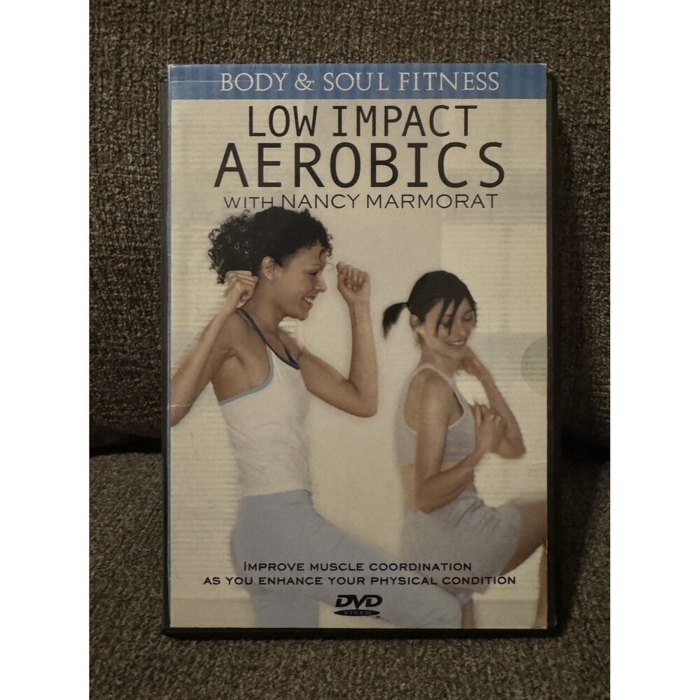Body Soul Fitness Low Impact Aerobics DVD Nancy Marmorat Muscle Coordination